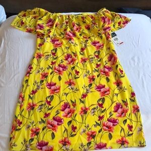 Ralph Lauren off the shoulder Floral dress size 14